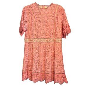 CHIC SOUL Lace Salmon Pink (Fully Lined)